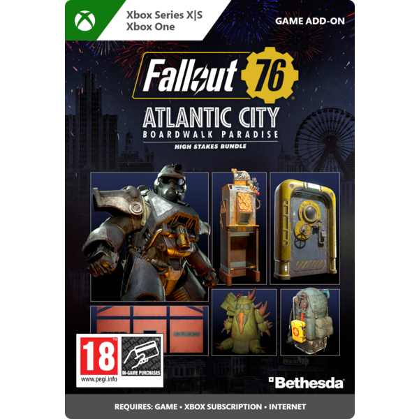 Fallout 76: Atlantic City High Stakes Bundle (Xbox Series S|X Download Code)