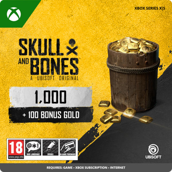 Skull and Bones 1100 Gold (Xbox S|X Download Code)