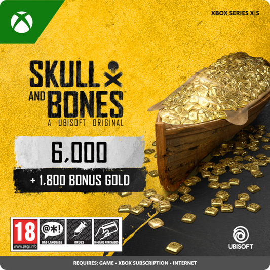 Skull and Bones 7800 Gold (Xbox S|X Download Code)