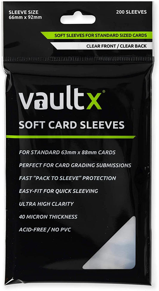 Vault X Exact Fit Trading Card Sleeves - High Clarity Perfect Fit Inner Sleeves for TCG