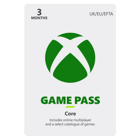Xbox Game Pass Core 3 Month Membership (Xbox One S|X Download Code)