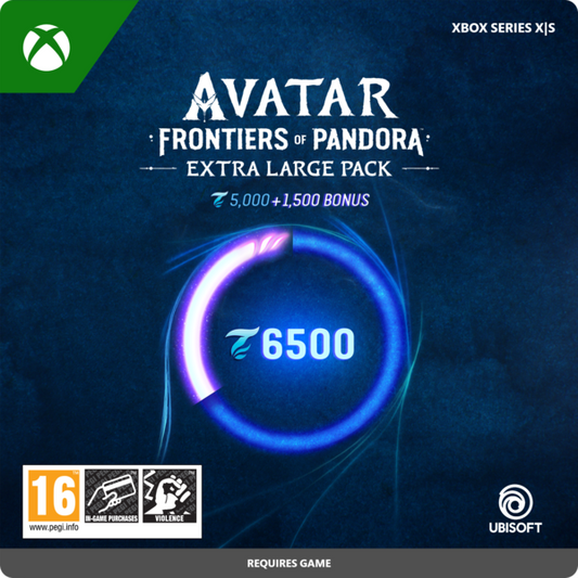 Avatar: Frontiers of Pandora Extra Large Pack 6500 Tokens (Xbox S|X Download Code)