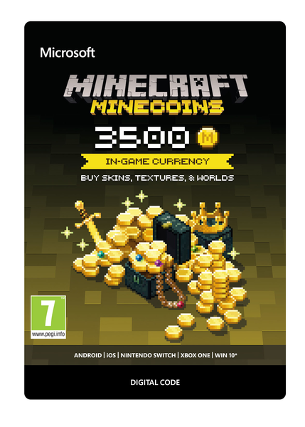 Minecraft Minecoins Pack - 3500 Download Code
