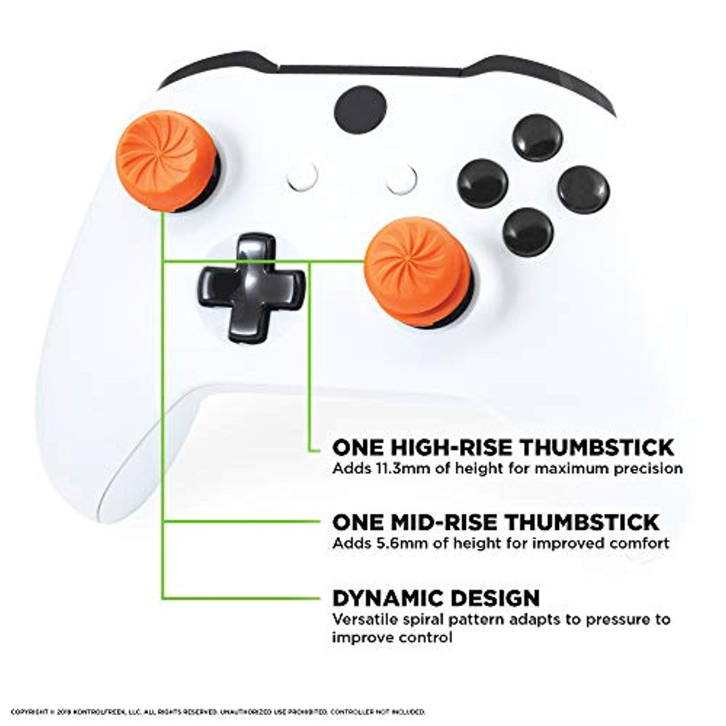 KontrolFreek FPS Freek Vortex Performance Thumbsticks for Xbox One Controller - Offer Games
