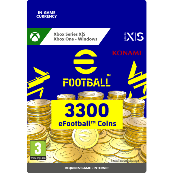 eFootball Coin 3300 (Xbox One S|X Download Code)