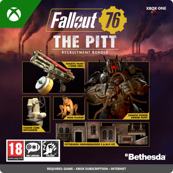 Fallout 76: The Pitt Recruitment Bundle (Xbox One S|X Download Code)
