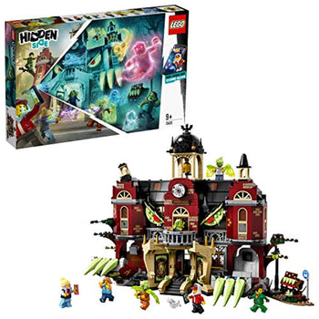 LEGO 70425 Hidden Side Haunted High School Construction Set, AR Games App, Interactive Augmented Reality Ghost Hunt for iPhone/Android - Offer Games
