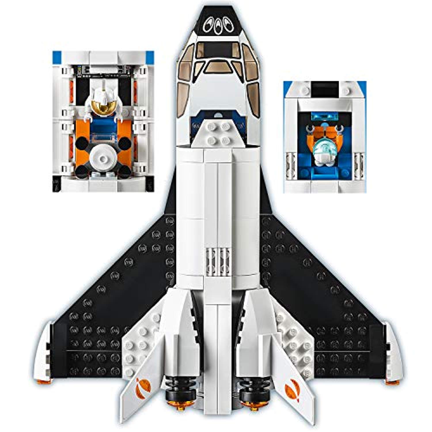 LEGO 60226 City Mars Research Shuttle Spaceship Construction Toys for Kids Inspired by NASA with Rover and Drone - Offer Games