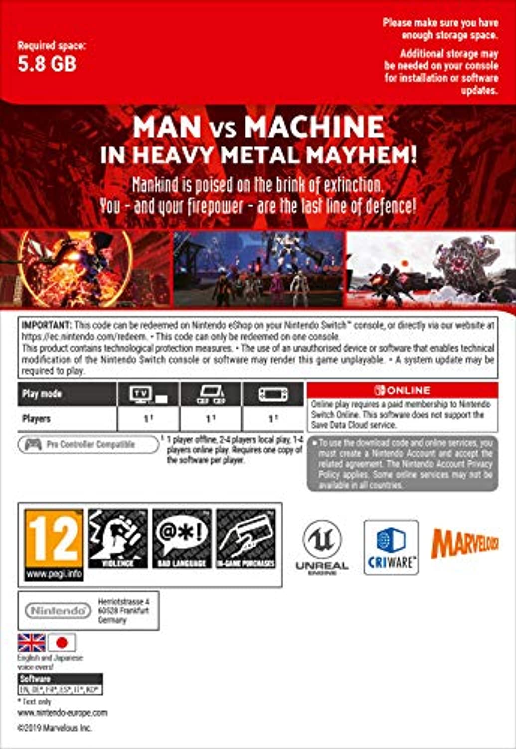 Daemon X Machina (Nintendo Switch Download)