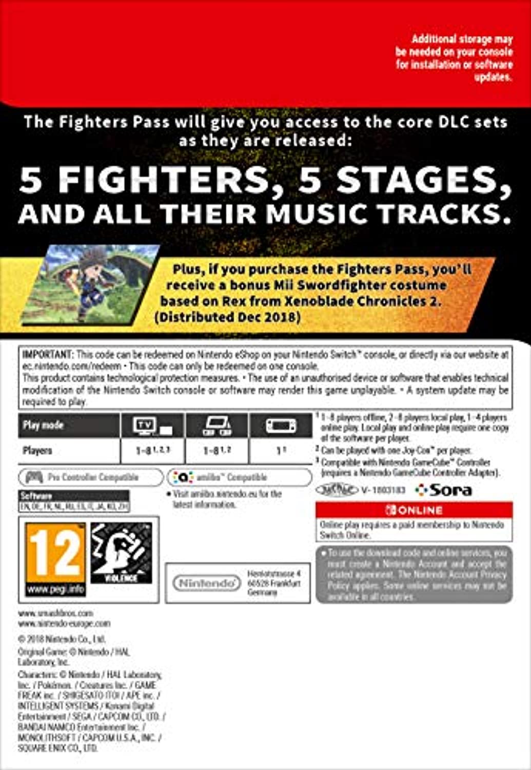 Super Smash Bros. Ultimate Fighters Pass (Nintendo Switch Download)