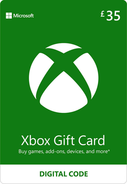 Xbox 35 GBP Gift Card Xbox One, Series S|X & Windows (Xbox Download Code)