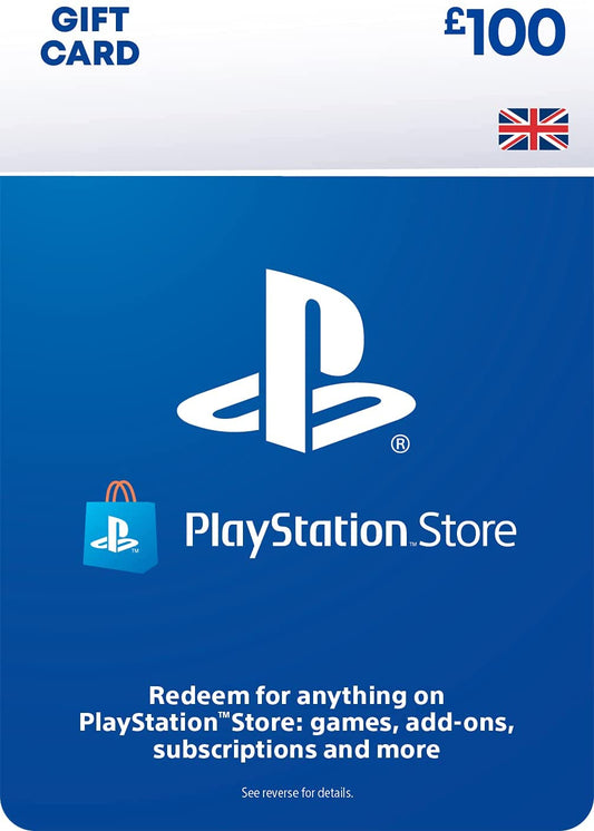PlayStation PSN-Karte 100 GBP Wallet PS4 PS5-Aufladung (Download-Code)