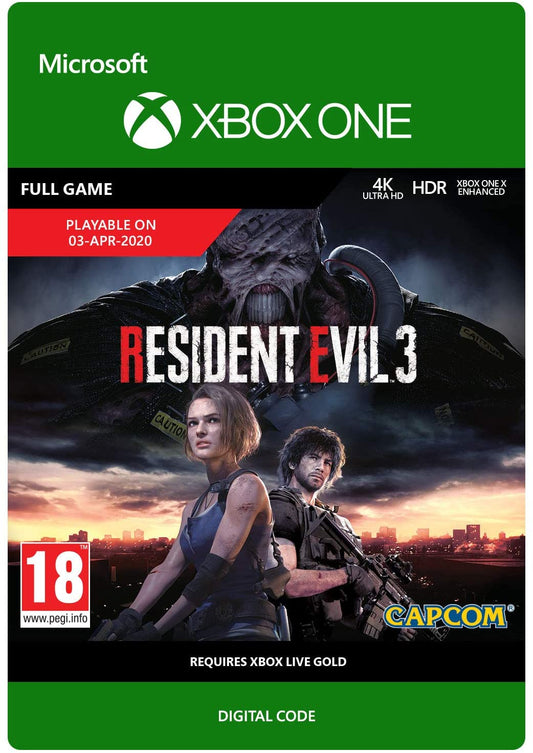 Resident Evil 3 (Xbox One Download Code)
