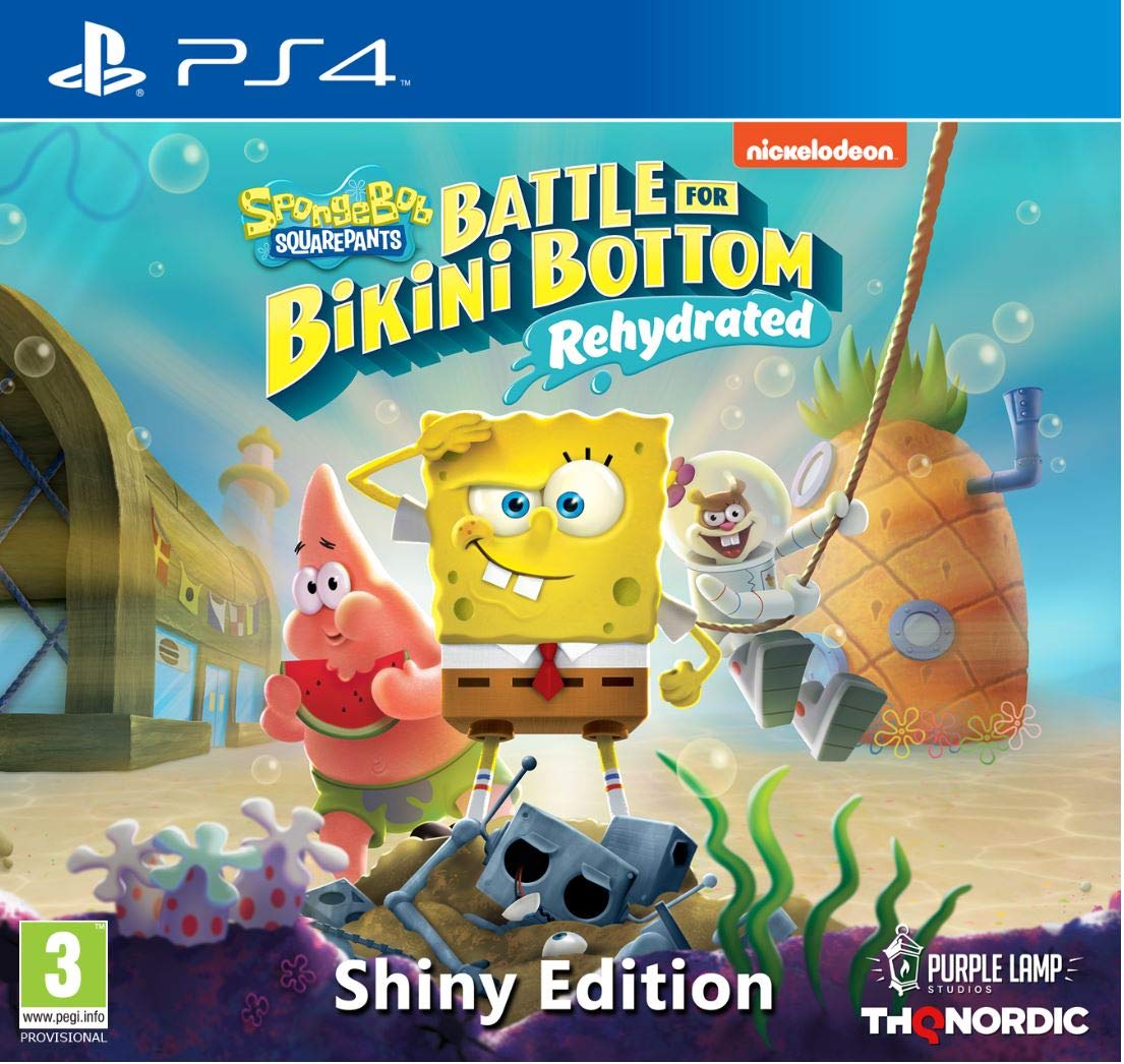SpongeBob Squarepants: Battle For Bikini Bottom - Rehydrated - Shiny Edition (PS4) - Offer Games