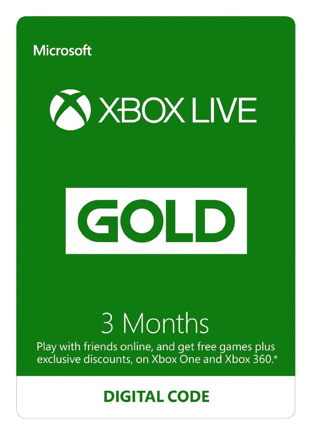 Xbox LIVE 3 Month Gold Membership (Xbox Live Download) - Offer Games
