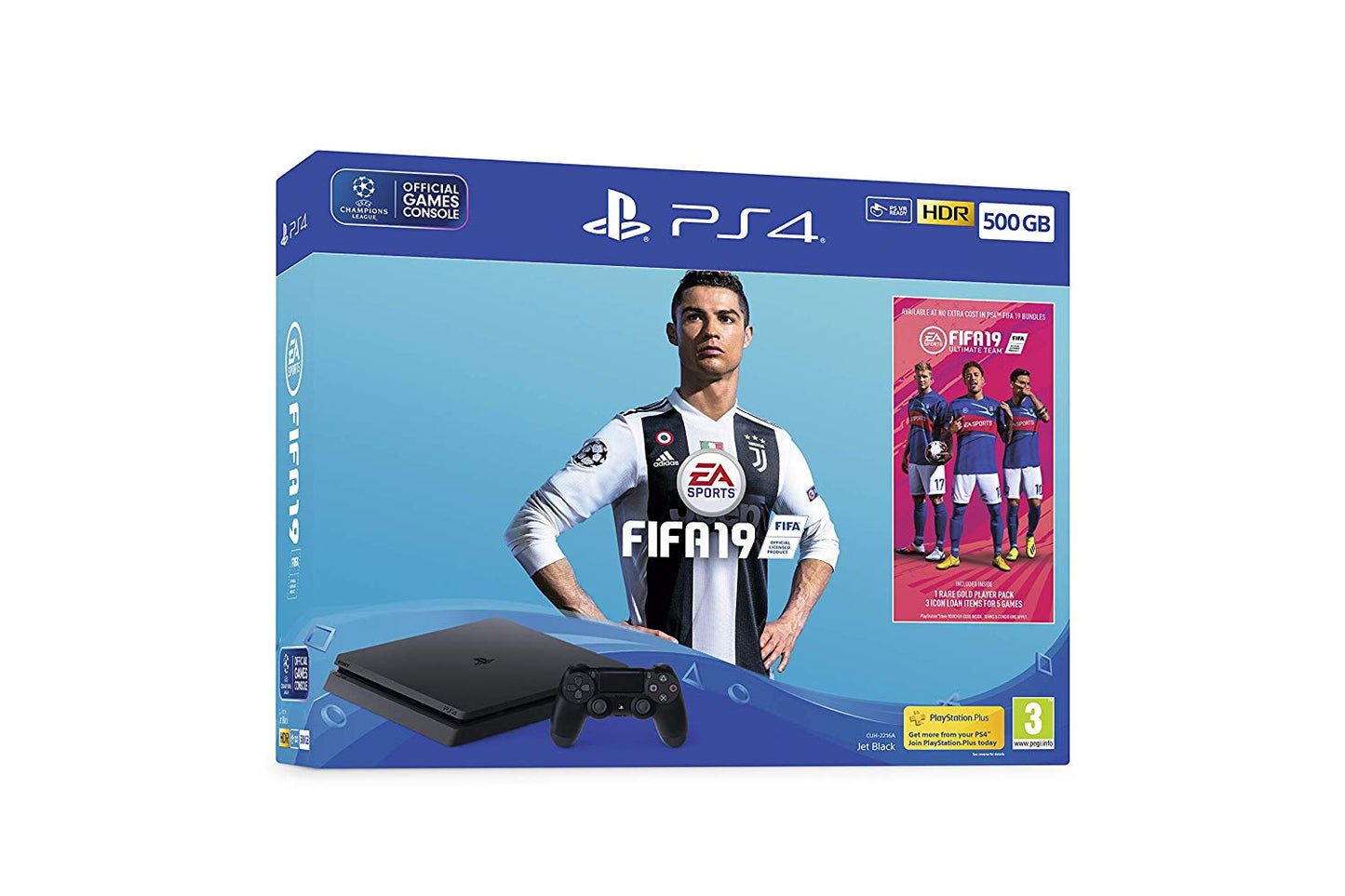 PlayStation 4 500GB + FIFA 19 - Offer Games