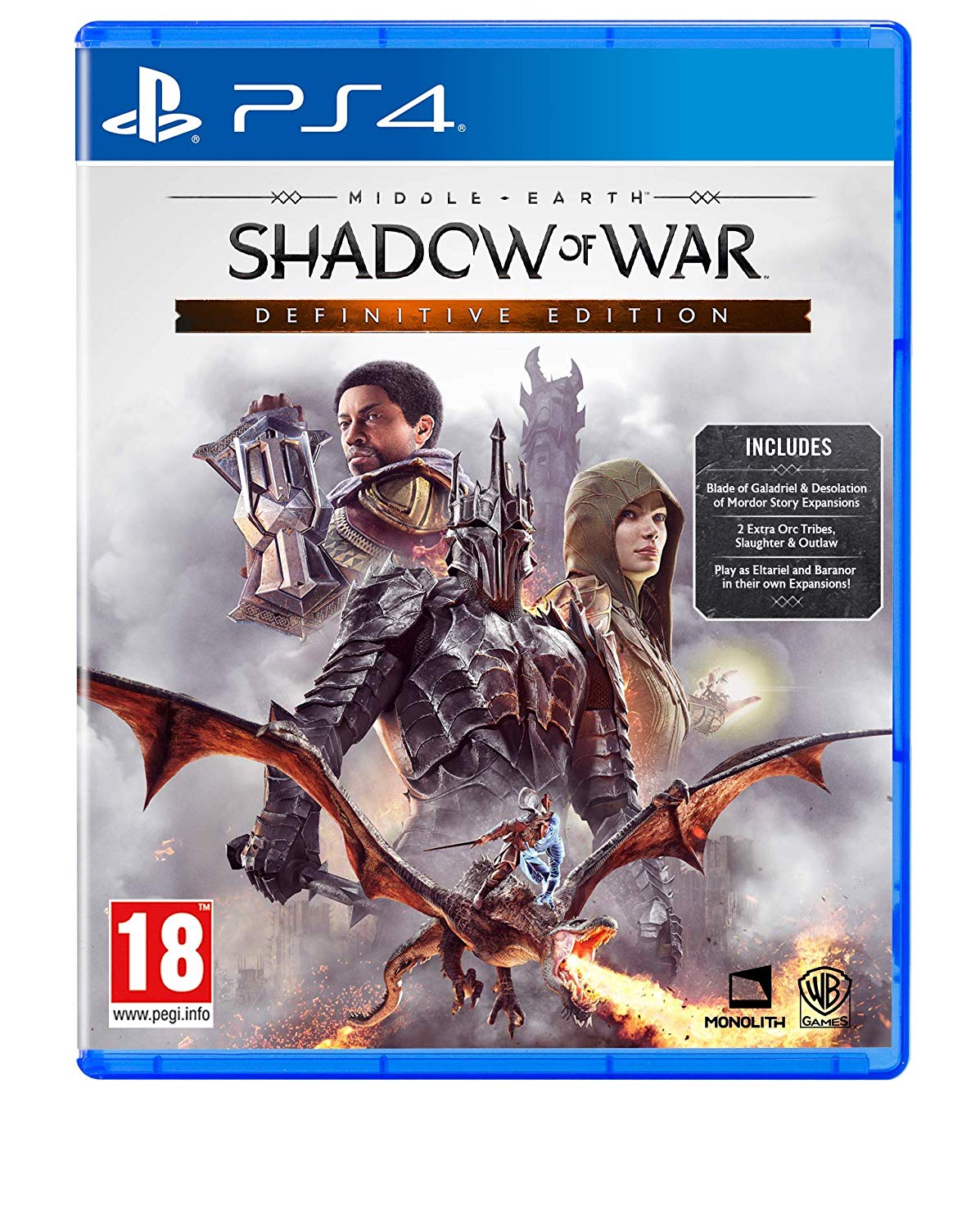 Middle Earth: Shadow of War Definitive Edition (PS4) - Offer Games