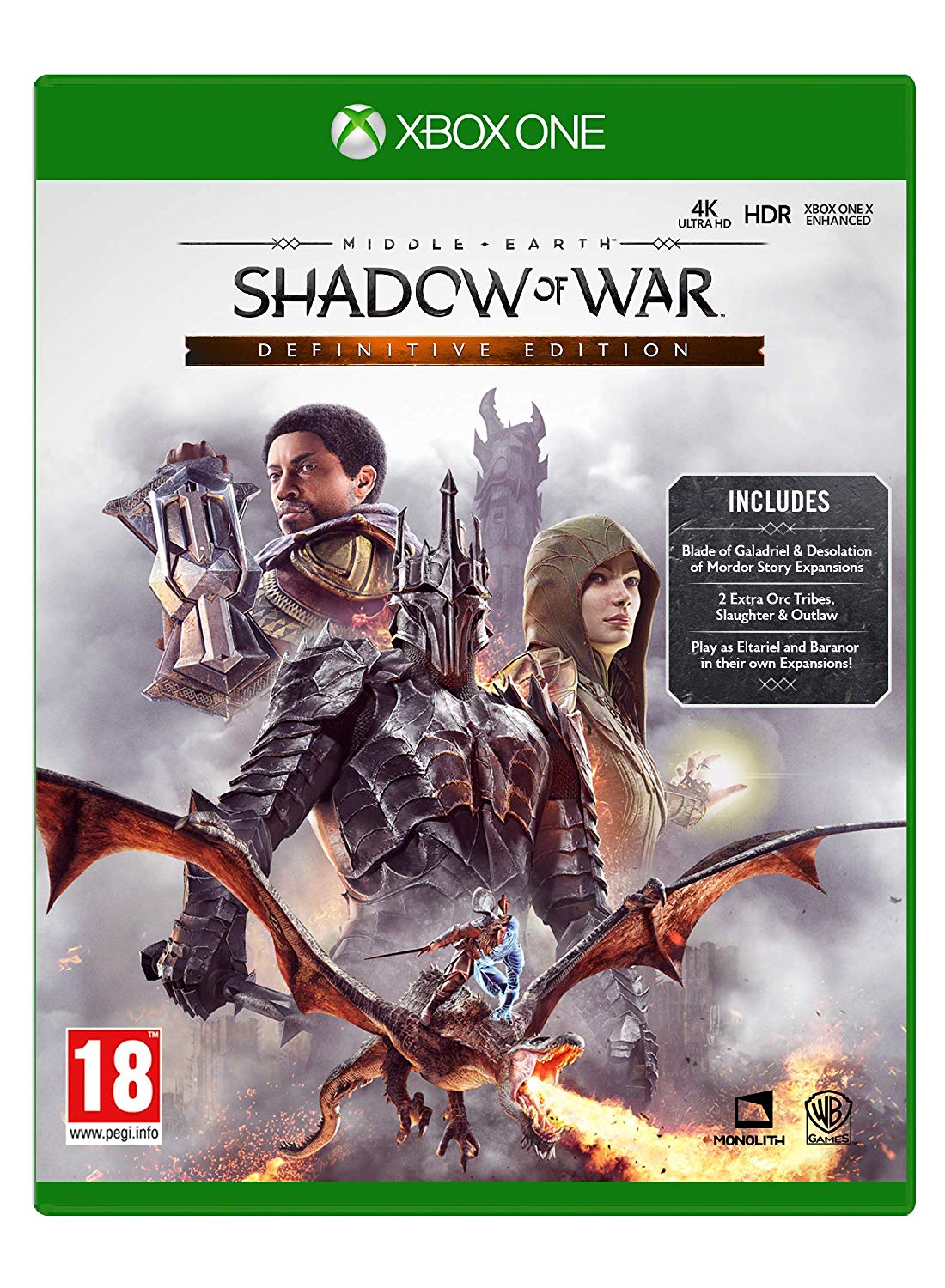Middle Earth: Shadow of War Definitive Edition (Xbox One) - Offer Games