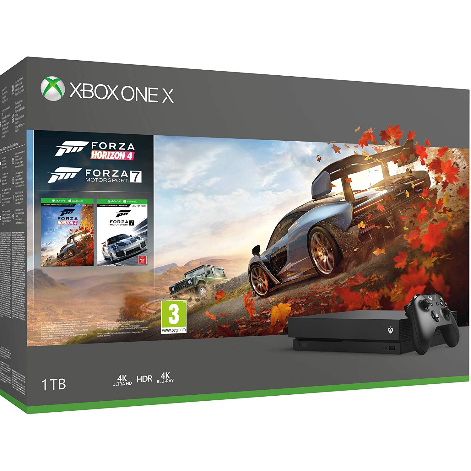Xbox One X 1TB + Forza Horizon 4 + Forza Motorsport 7 - Offer Games