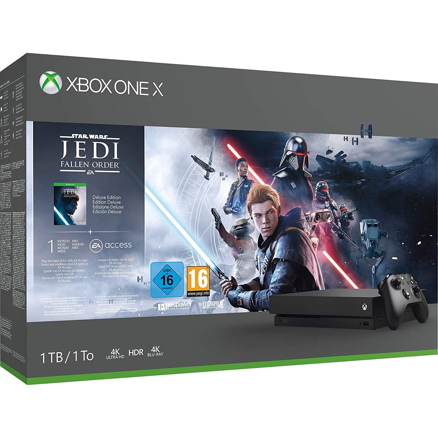 Xbox One X 1TB Console - Star Wars Jedi: Fallen Order Bundle (Xbox One) - Offer Games