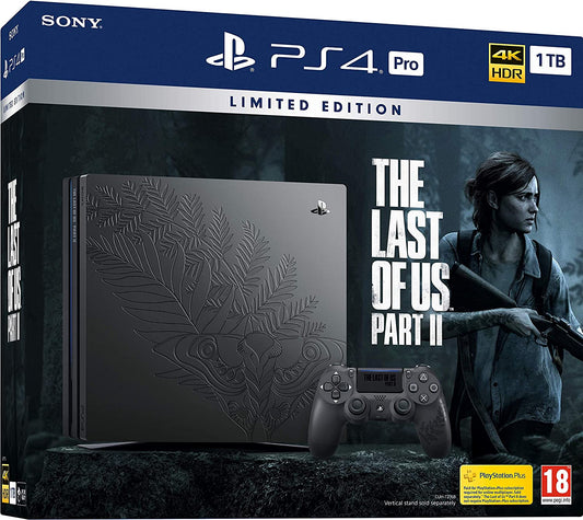 The Last of Us Part II Limited Edition PS4 Pro & 1 DualShock 4 Wireless Controller Bundle (PS4)