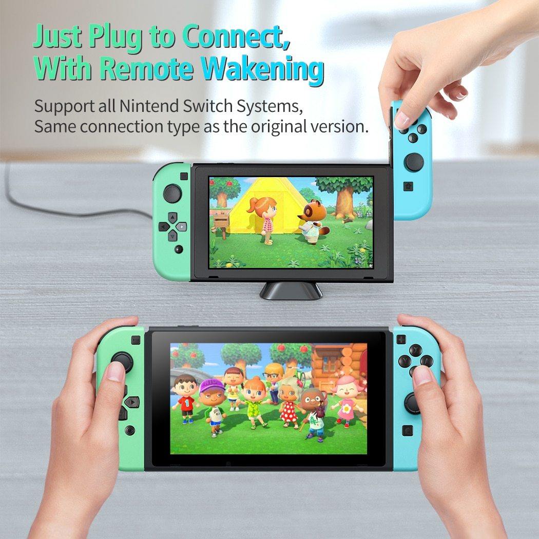 OIVO Animal Crossing Switch JoyCon Nintendo Switch Controllers - Offer Games