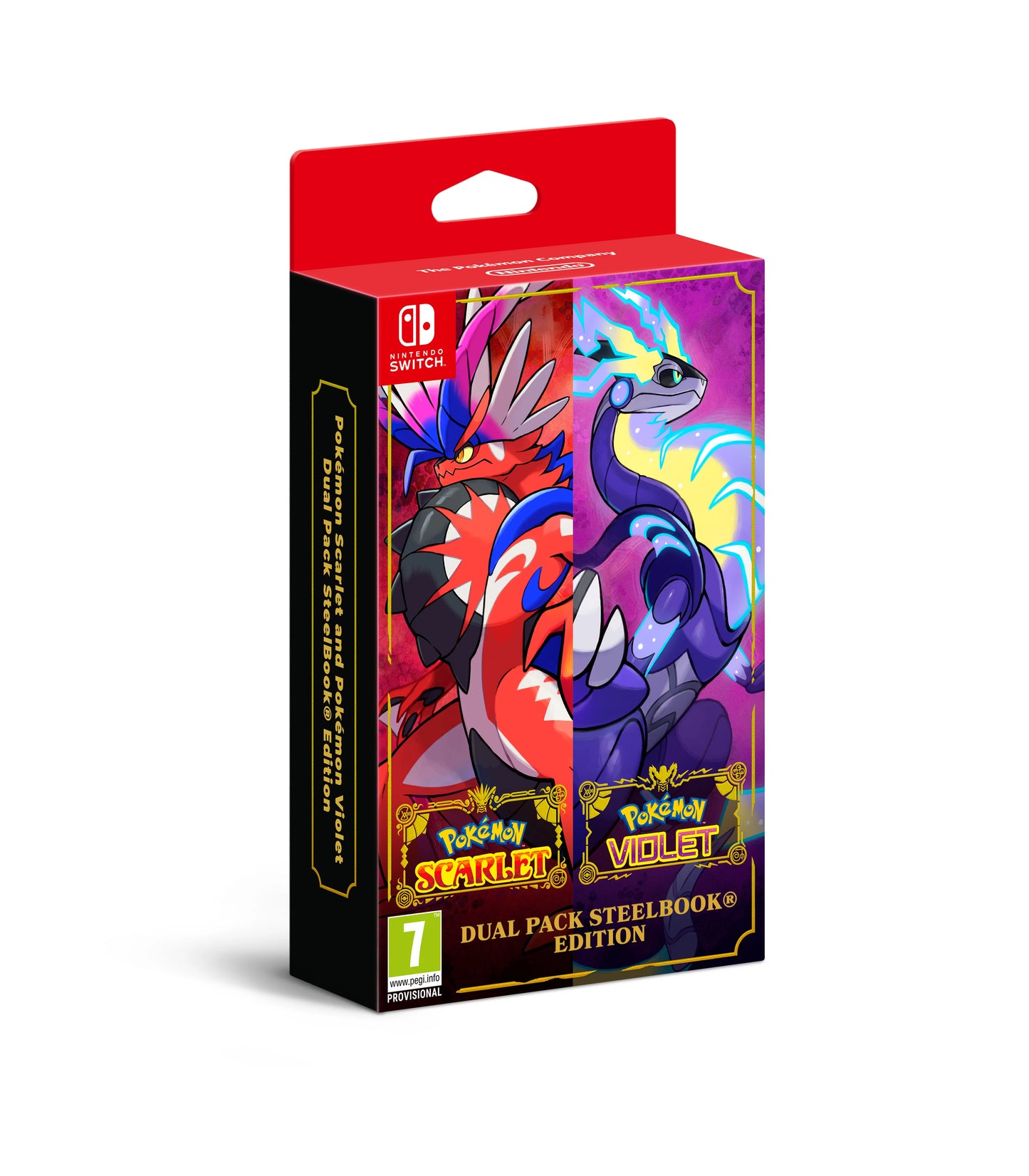 Pokemon Scarlet & Violet Dual Pack SteelBook Edition (Nintendo Switch)